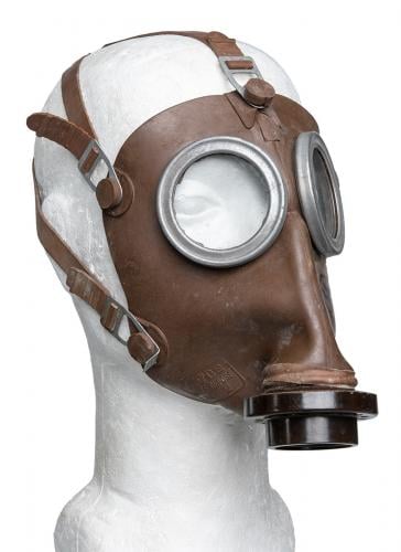 Belgian L.702 Gas Mask with Carrying Canister, Surplus